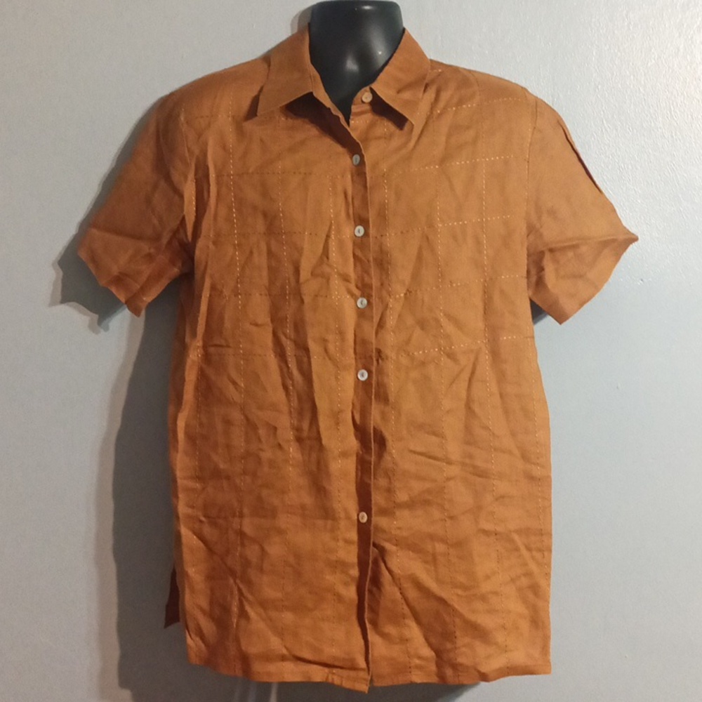 Jordan men's 100% linen dress shirt
